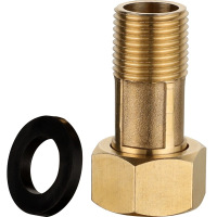 禾润泽 铜水表活接头 6分 对