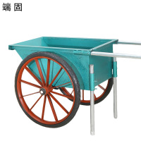 端固 翻斗车灰斗车手推车钢板特厚3.5+实心轮中号M-3.5/个