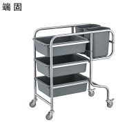 端固 不锈钢清洁车保洁车收餐车大号 L37/个