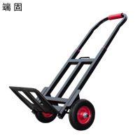 端固 手拉车 搬运车大号拉杆手推车 20cm实心橡胶轮L-20XL/个