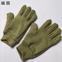 端固绒布手套加厚针织加绒保暖防寒手套D-78g/副