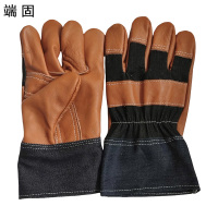 端固牛皮电焊手套半皮海员手套DG-6T/副
