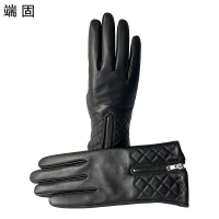 端固绵羊皮加绒女士手套盒装D11T/副