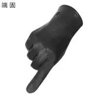 端固触屏加绒女士羊皮手套D18T/副