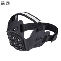 端固 9齿钢钉tpe绑带防滑鞋套 WG134G/双