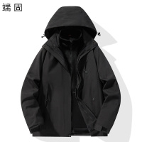 端固 三合一可拆卸外套加绒加厚冲锋衣JUYY/件