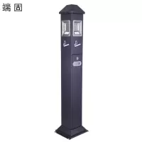 端固 立式烟灰柱户外垃圾桶 25*25*120CM/个