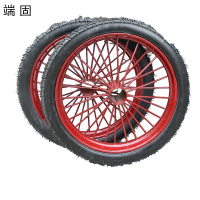 端固 手推车耐用耐磨充气轮胎 DG2632-1 个