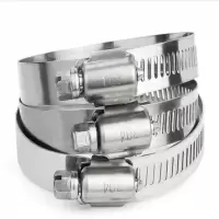 历途科技 304不锈钢管箍(5个装) 1.5寸(27-51mm) 包