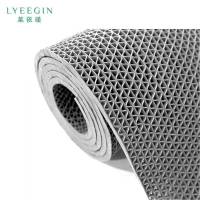 莱依瑾 LYEEGIN S型镂空地垫 灰色宽1.8m(厚5.5mm) 米