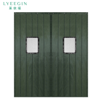 莱依瑾 PU 棉门帘 带窗口30*40cm定制/平方米