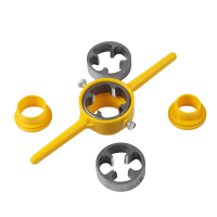 吉迎尚品 水管板牙套丝器开丝器攻丝器丝锥 6件套 套