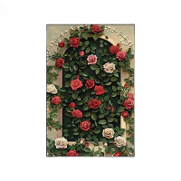 吉迎尚品 装饰画酒店壁画背景画玄关画挂画 C款50*70cm 个