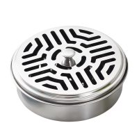 吉迎尚品 蚊香盒蚊香盘支架蚊香接灰盒 14.5cm 个