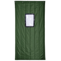 吉迎尚品 保温门帘棉门帘防风门帘 2层棉有窗 平方米