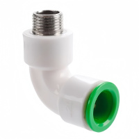 吉迎尚品 快插外丝弯头水管免热熔接头 多规格 个