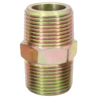 吉迎尚品 液压油管接头对丝 6分DN20 个