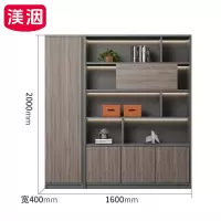 渼洇 办公柜 展示柜 四门1600*400*2000mm台