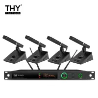 THY PRO AUDIO一拖四无线话筒 BK-8674 套 真分集U段/无线领夹话筒/无线头戴话筒/无线手持话筒/无