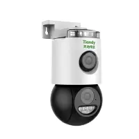 600万太阳能室外监控360度WIFI版远程TC-H163U 600万定焦全彩电池4G枪球