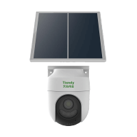 天地伟业太阳能监控摄像头400万4G无限流量 室外监控器手机远程全景全彩夜视追踪TC-H143K