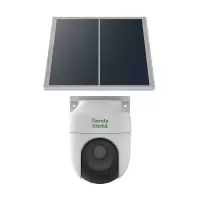 天地伟业太阳能监控摄像头400万4G无限流量 室外监控器手机远程全景全彩夜视追踪TC-H143K