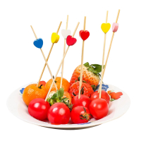 倩扬(QingYang) 一次性水果签竹签花签水果叉