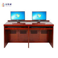 京铁威 实木升降电脑桌双人位1600*600*760mm/张