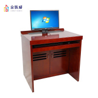 京铁威 实木显示屏升降电脑桌单人位900*600*760mm/张