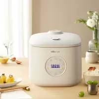 小熊bear 3L方形电饭煲白色底盘加热触摸控制上盖可拆卸粥汤全能高效烹饪DFB-N30K1