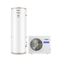 海尔(Haier)空气能电热水器N5U1一级能效WIFI智控银离子滤菌80°杀菌净水中央多点供水300升家用大水量