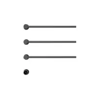 SIOYIE芯毅 嵌入式电热毛巾架家用浴室智能毛巾架快速升温高效抗菌加热烘干毛巾烘干架嵌入式安装AD30暗装)