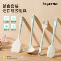 拜格(BAYCO)硅胶锅铲 食品级锅铲汤勺油刷刮刀辅食工具不粘锅炒菜铲子 BC5799