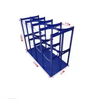 瑾如云海 工具架 气瓶固定架 1250*570*1000mm(八瓶)