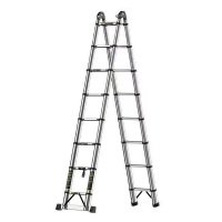 瑾如云海 梯子 伸缩梯 不锈钢伸缩梯3.3+3.3m