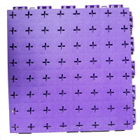 瑾如云海 地垫 防滑地垫 L1紫色 30.5*30.5cm 平方米