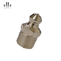 鸿正 手动黄油枪油嘴 (不锈钢)M6*1 直 /个