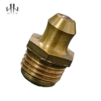 鸿正 手动黄油枪油嘴 (铜) M8*1 45度 /个