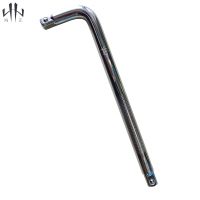 鸿正 镜面1/4弯杆H9042902 3个/盒