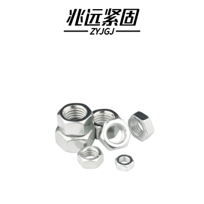 兆远紧固 镀锌六角螺母(个)(M3)