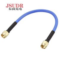 JSUDR东润射频RG402半柔连接线 SMA公转SMA公-0.3米 +根