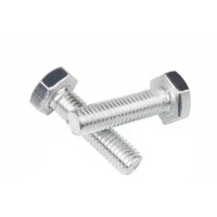 JIBIN/继彬 GB30 外六角螺栓 碳钢 4.8级 镀锌 全牙 M10×80 个