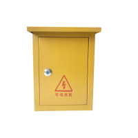 继彬 防雨配电箱500*600*180mm竖箱黄色个