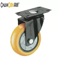 常成 橙黄色PU轮 B4-22100-31E 活动4寸/个