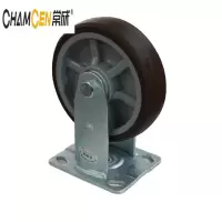 常成 咖啡色TPR轮 K3-11150-42H 固定6寸/个