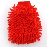 洗车手套雪尼尔珊瑚虫毛绒加厚汽车抹布双面擦车手套洗车清洁工具