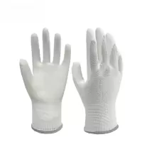 工亿品浸胶涂层手套白色PU手套GYP-S003(包)