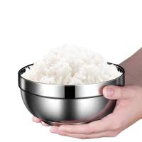 安立洁康 304不锈钢白金碗 14cm(个)