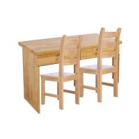 安立洁康 橡木写字桌椅 1200*600*750mm(套)