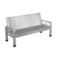 诚亿宏 不锈钢沙发长椅带坐垫 1970*700*980mm